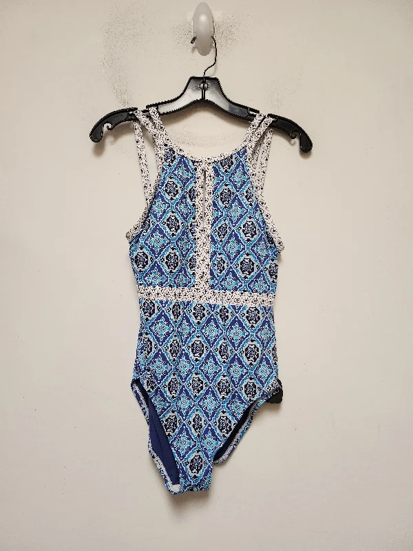 Blue & White Swimsuit Tommy Bahama, Size 8