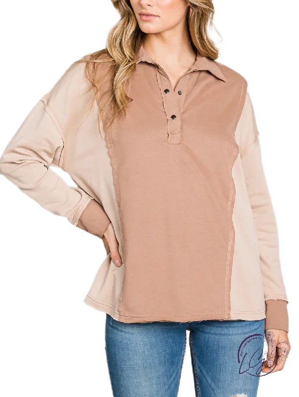 Classic Charm Button Pullover